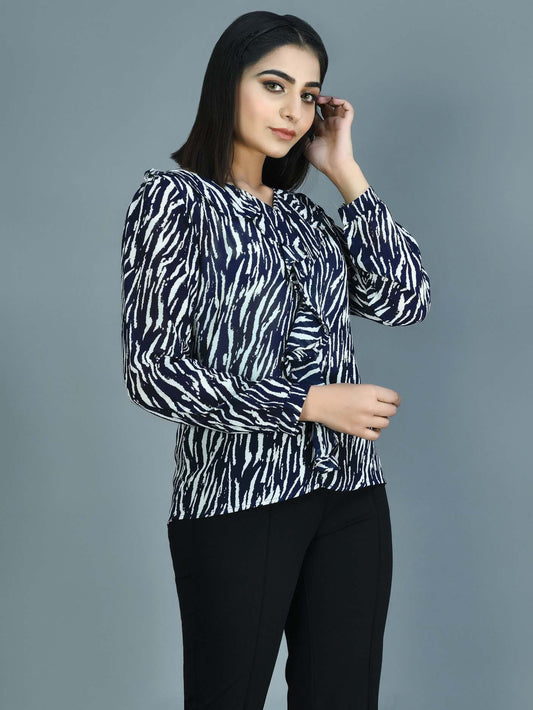 Limelight - Printed Chiffon Top