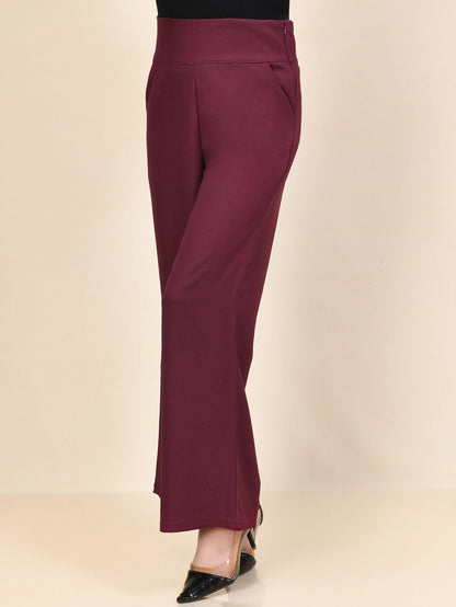 Limelight - Wide Grip Pants - Dark Maroon