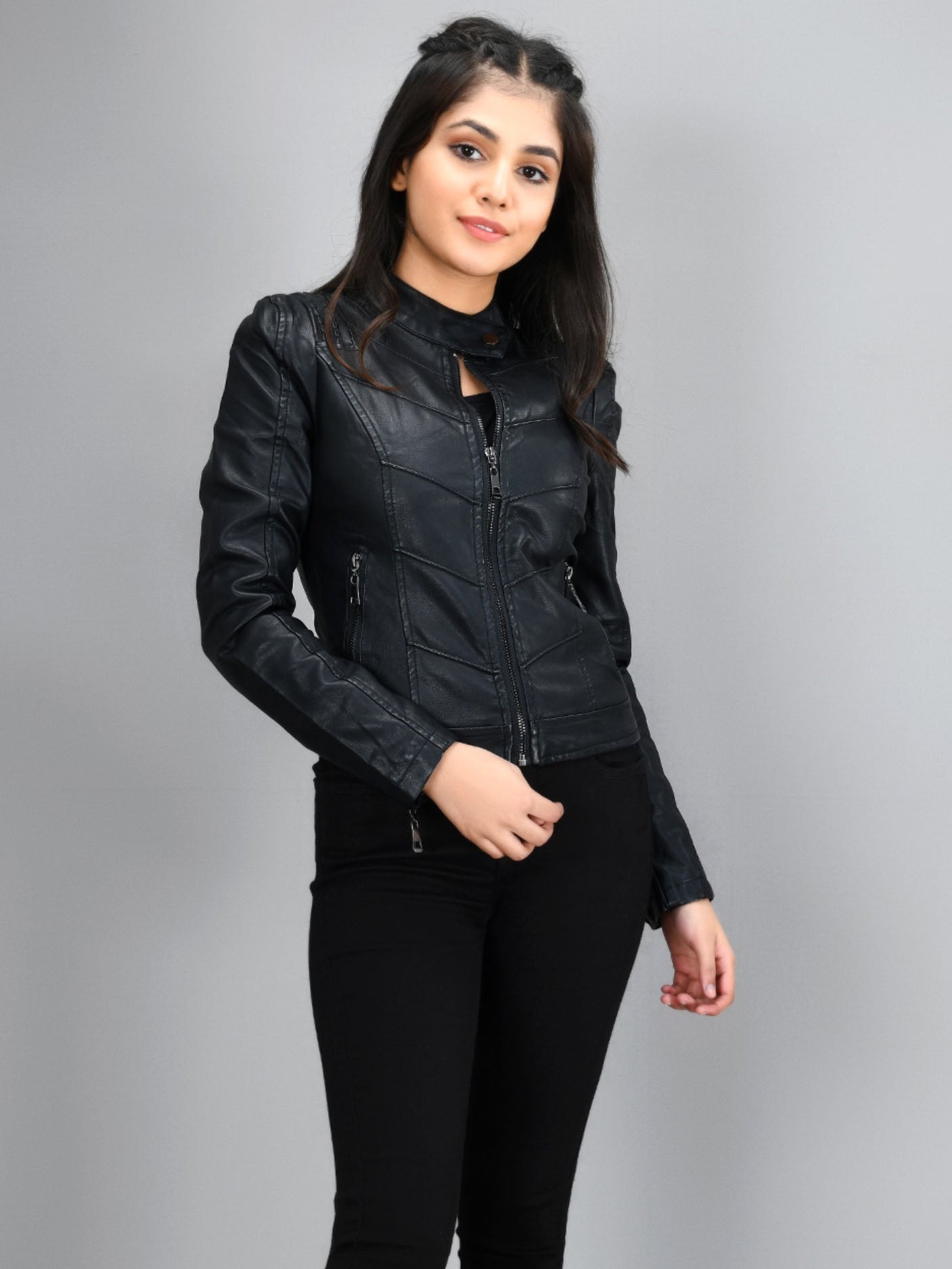 Limelight - Basic Leather Jacket - Black