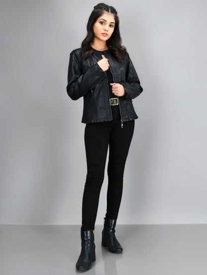 Limelight - Iconic Leather Jacket - Black