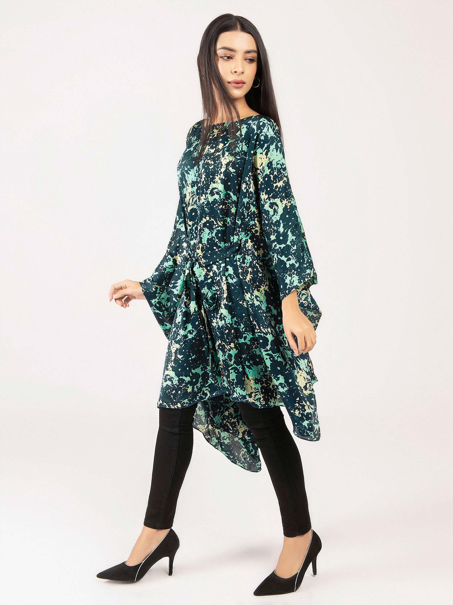 Limelight - Printed Silk Kaftan