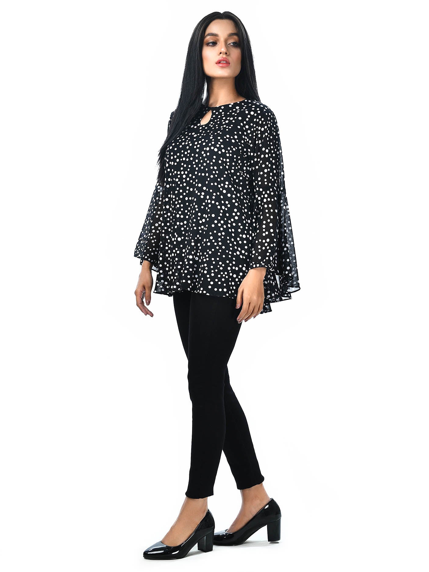 Limelight - Net Polka Dot Top