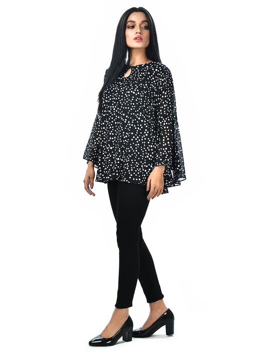 Limelight - Net Polka Dot Top