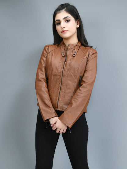 Limelight - Classic Leather Jacket - Brown