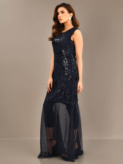 Limelight - Sequined Net Dress