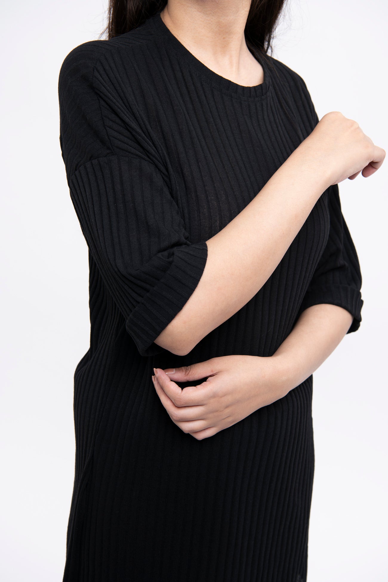 BTW - TEXTURED/ RIB KNIT SHIRT AND TROUSER