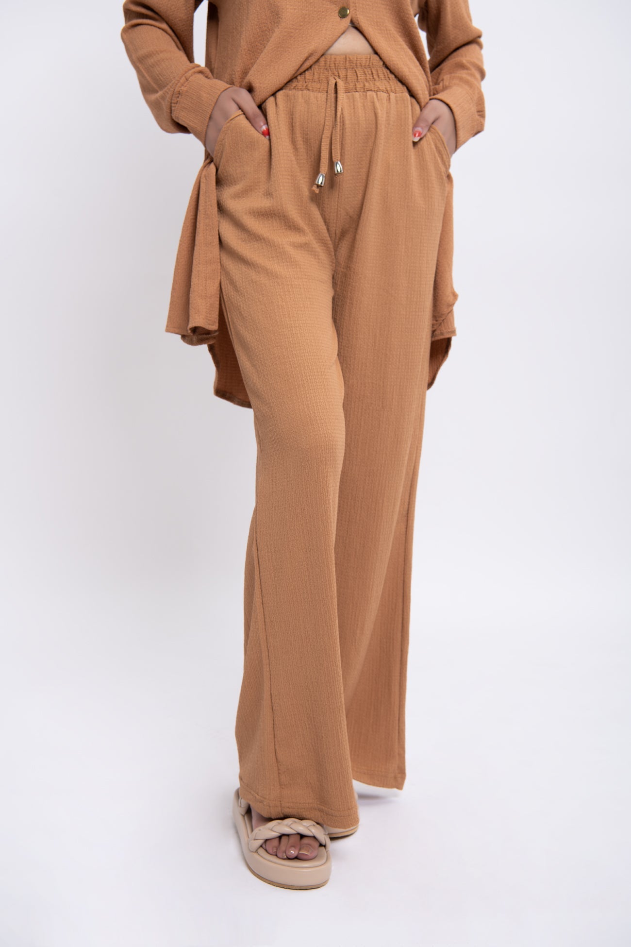 BTW - EMBELLISHED BUTTON DOWN SHIRT WITH TROUSER