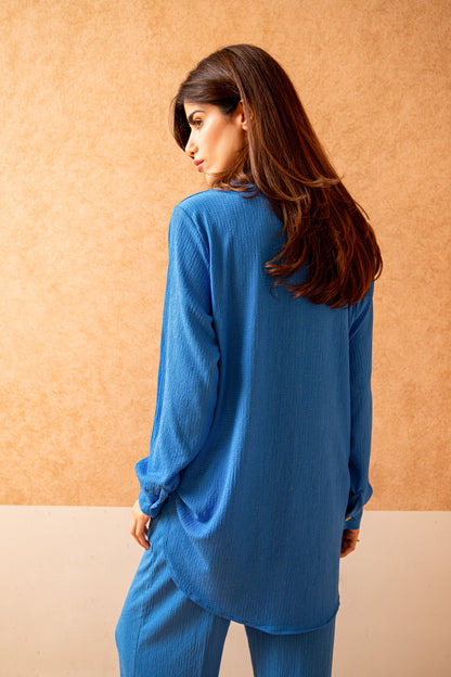 BTW - EMBELLISHED BUTTON DOWN SHIRT WITH TROUSER