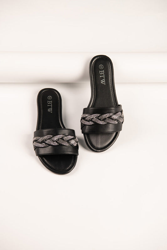 BTW - FANCY BRAIDED SLIDES