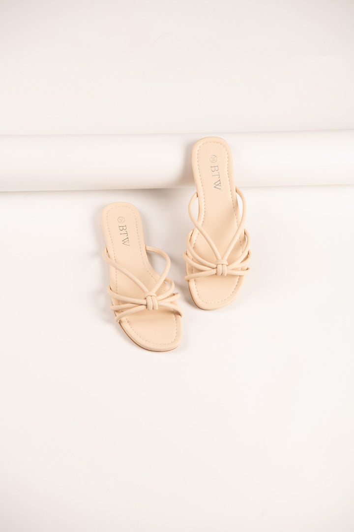 BTW - KNOTTED STRAPPED SANDALS