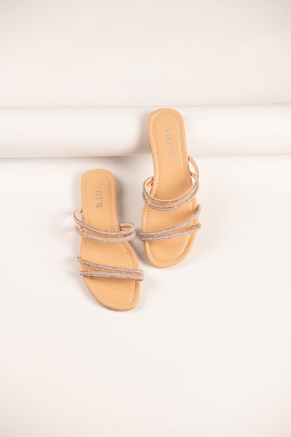 BTW - SHIMMERY STRAP SLIDES