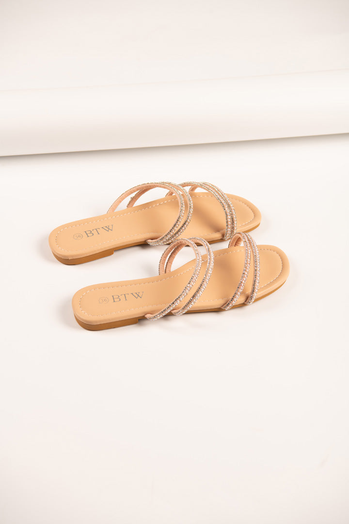 BTW - SHIMMERY STRAP SLIDES