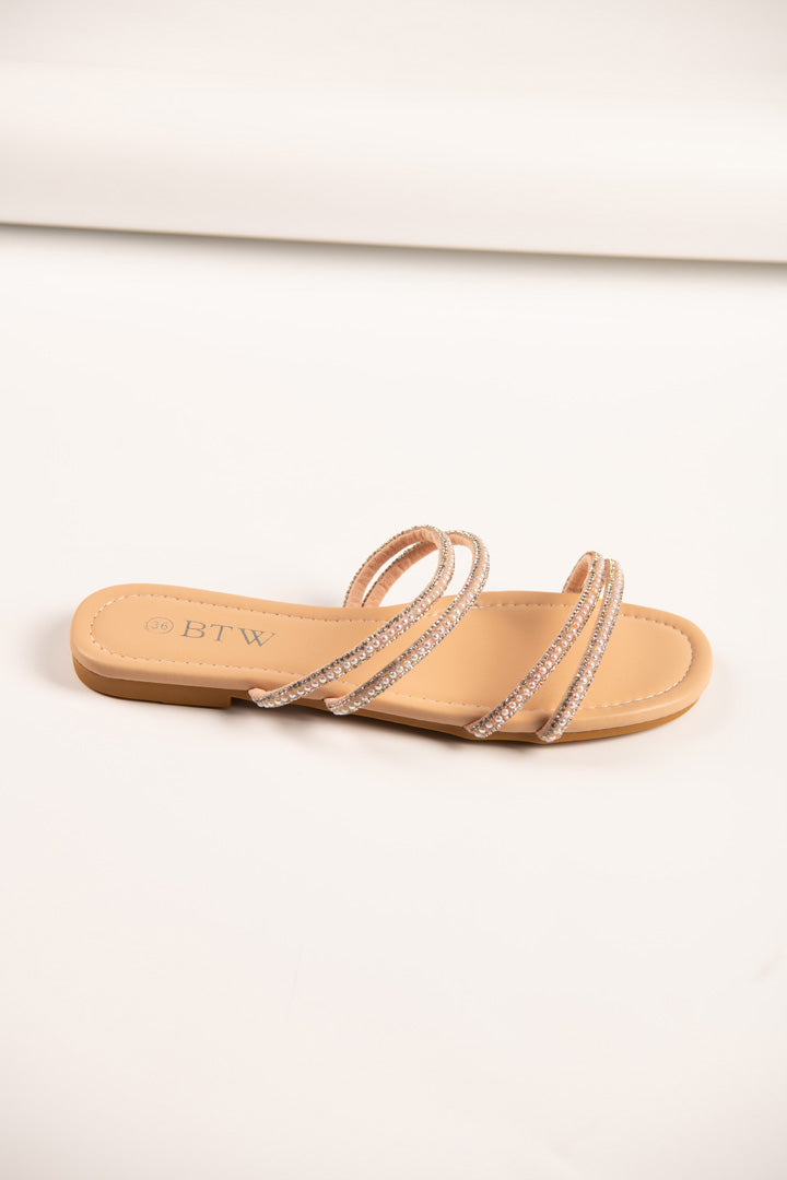 BTW - SHIMMERY STRAP SLIDES