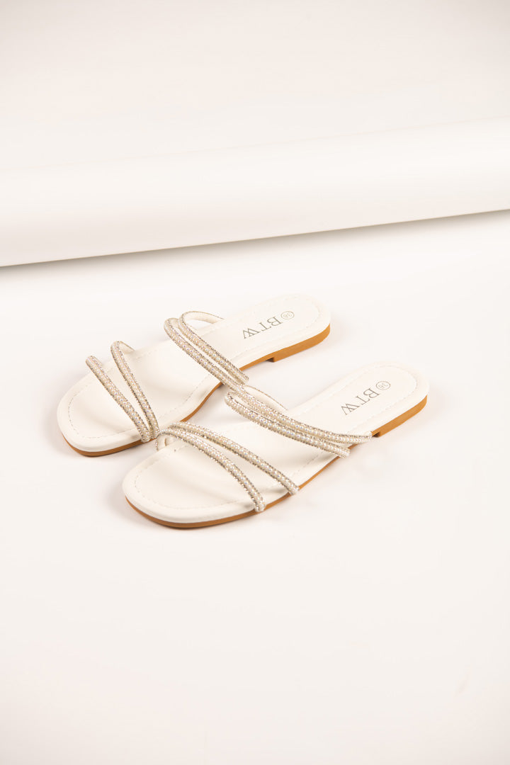 BTW - SHIMMERY STRAP SLIDES