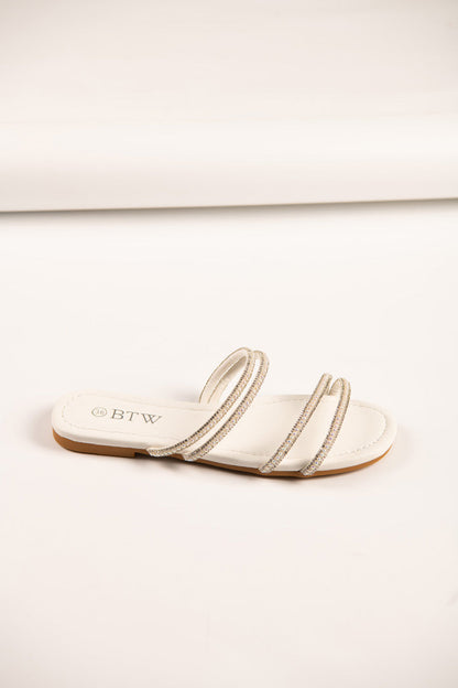 BTW - SHIMMERY STRAP SLIDES