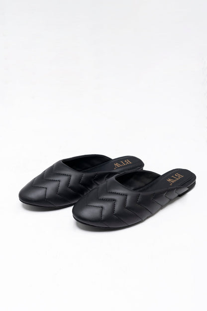 BTW - ROUND TOE FLAT MULES