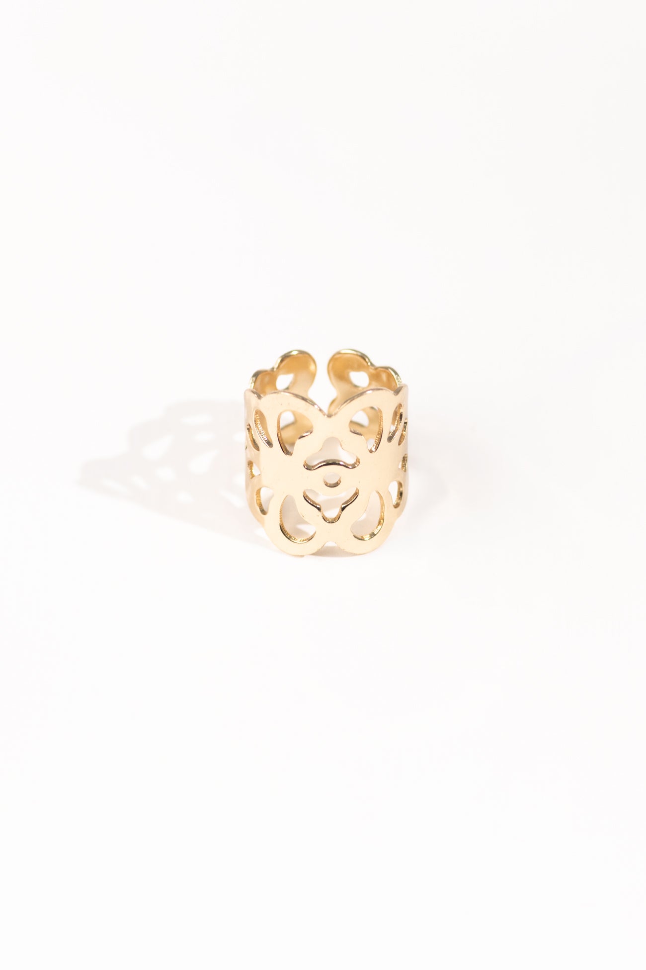 BTW - BOLD METALLIC GOLD RING