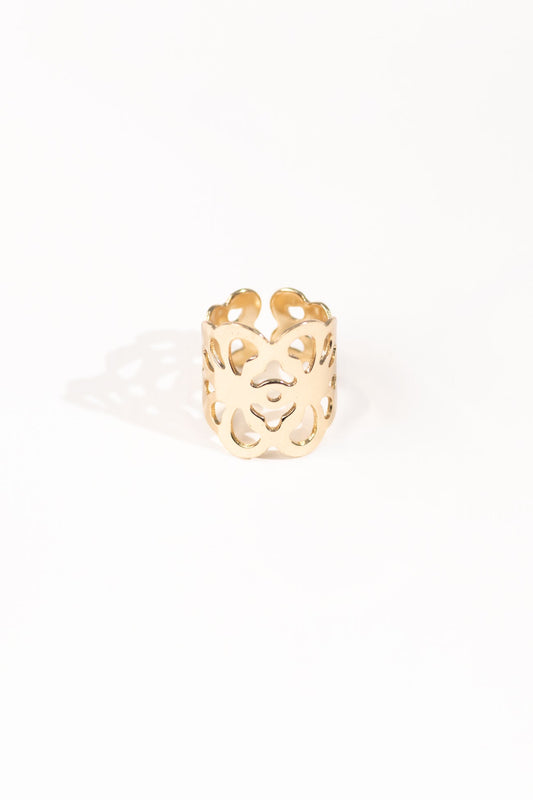 BTW - BOLD METALLIC GOLD RING