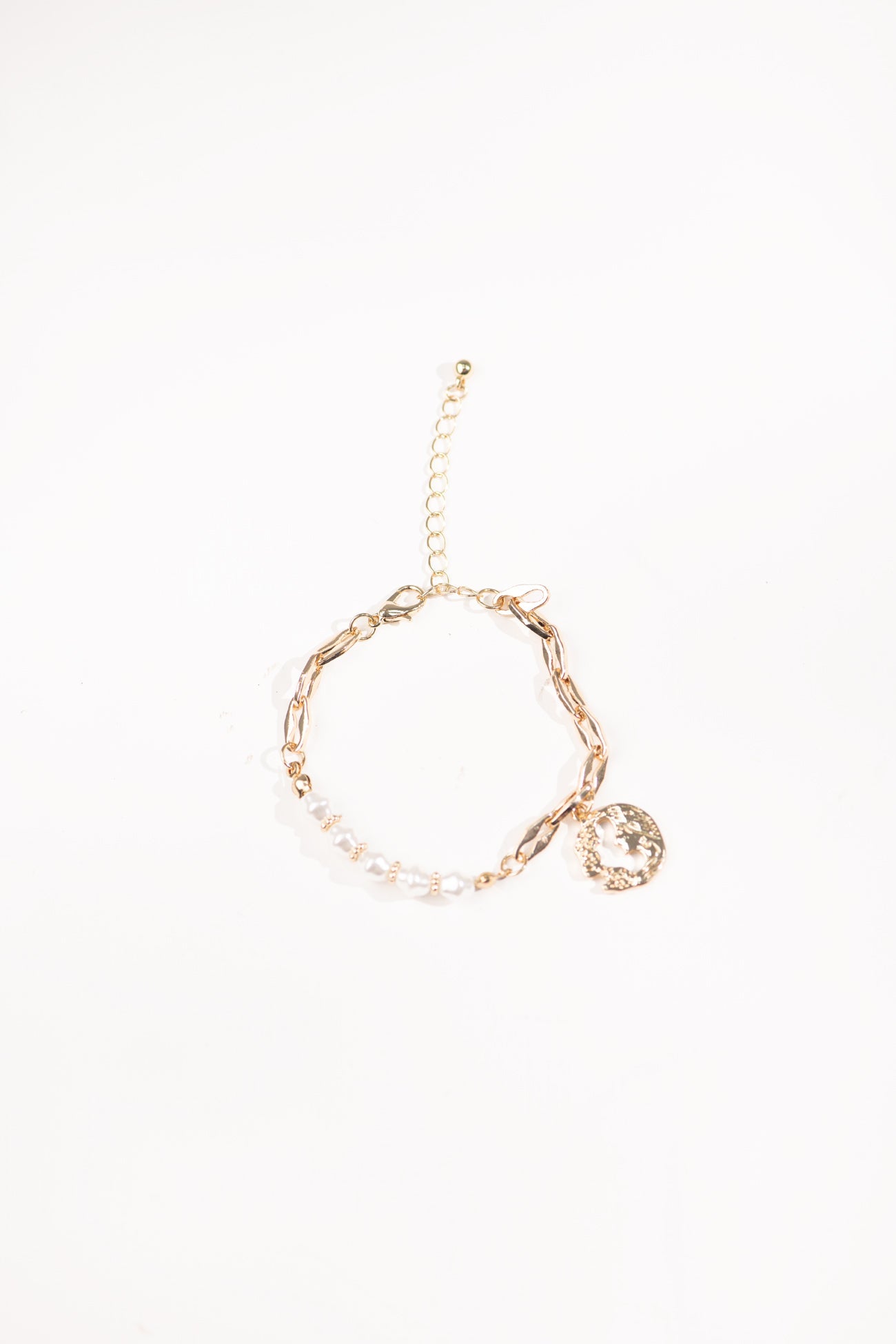 BTW - FAUX PEARL TEXTURED BRACELET