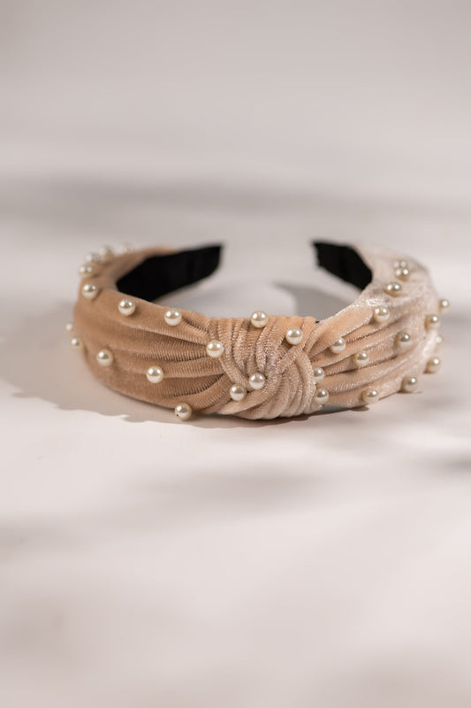 BTW - KNOTTED PEARL HEAD BAND