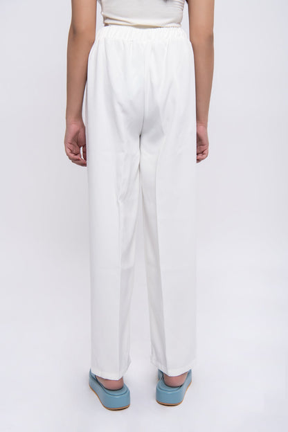 BTW - WIDE LEG BELTED TROUSERS