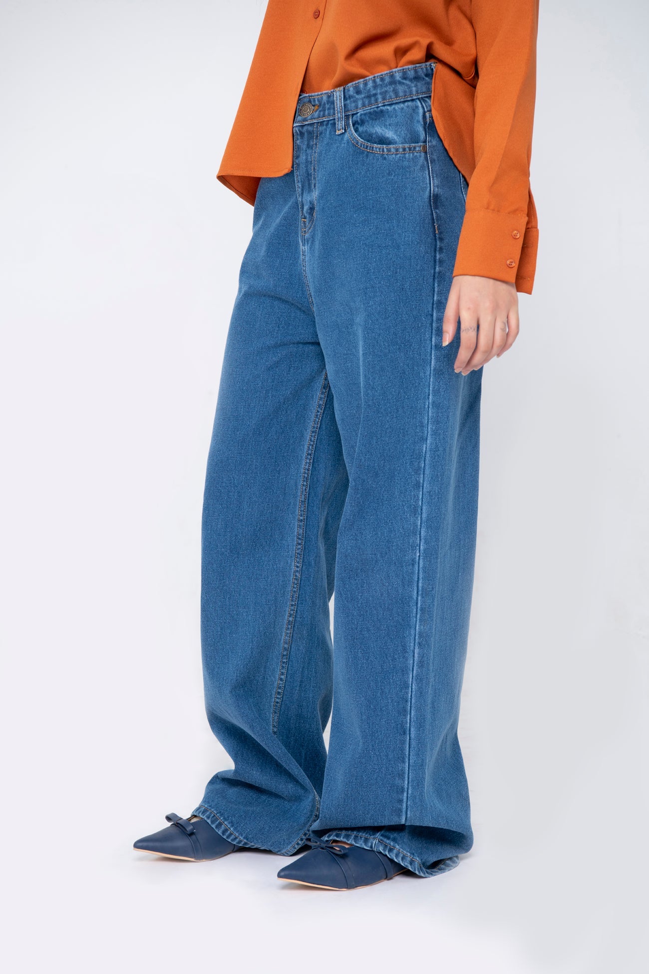 BTW - WIDE LEG HIGH-WAIST JEAN