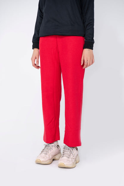 BTW - TEXTURED STRAIGHT LEG TROUSER