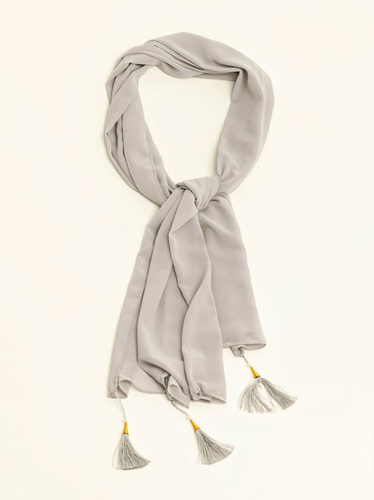 Limelight - Tassel Chiffon Scarf