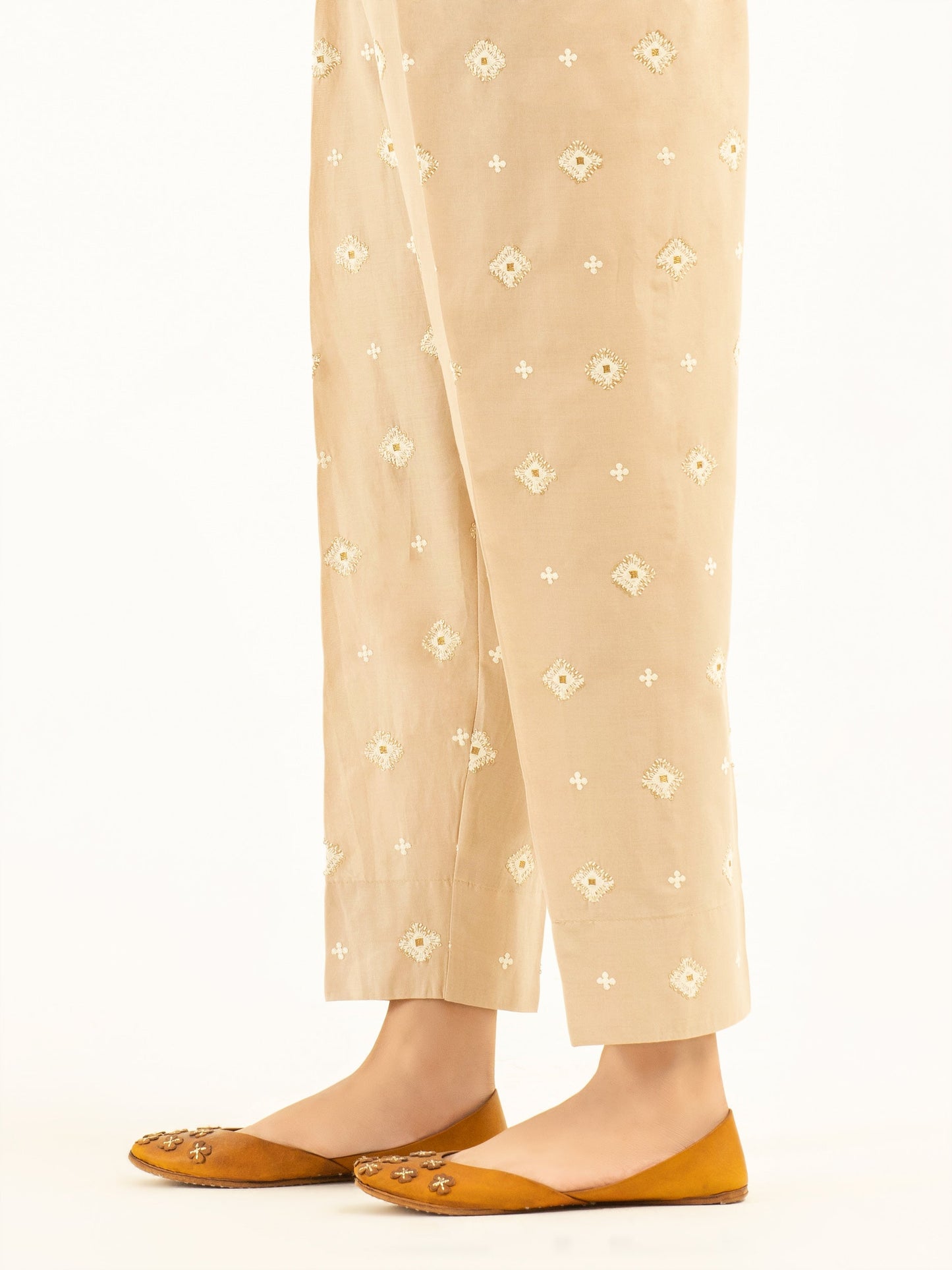 Embroidered Cambric Trousers