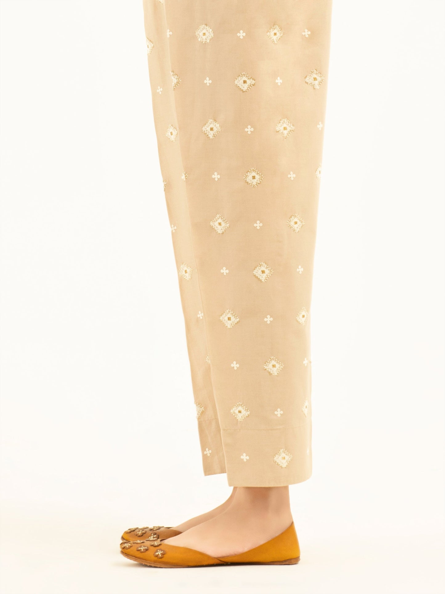 Embroidered Cambric Trousers