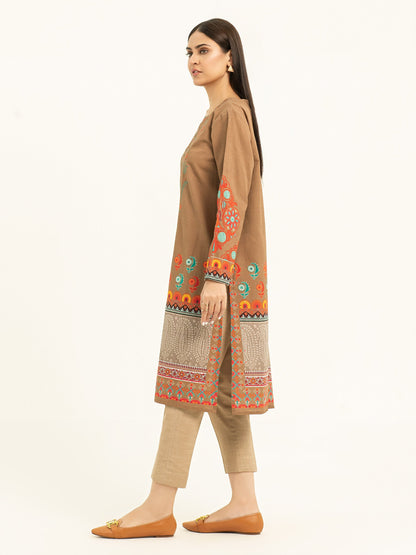 Khaddar Shirt-Embroidered (Pret)