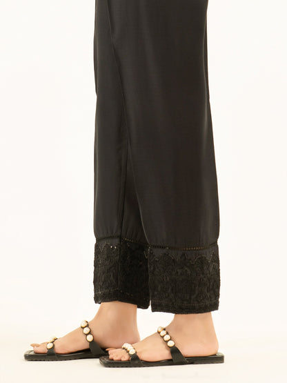 Embroidered Silk Trousers