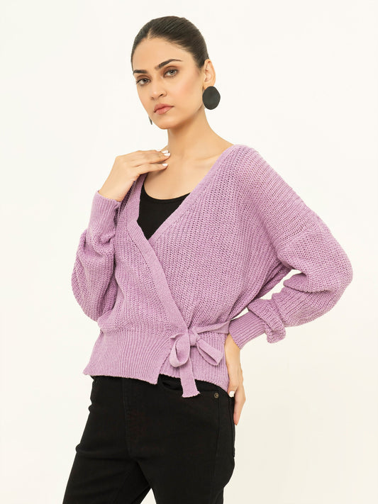 Woolen Wrap Cardigan