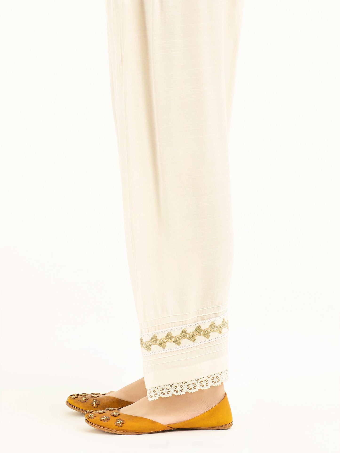 Limelight - Embroidered Silk Shalwar