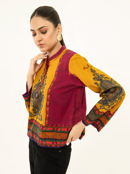 Limelight - Printed Khaddar Top