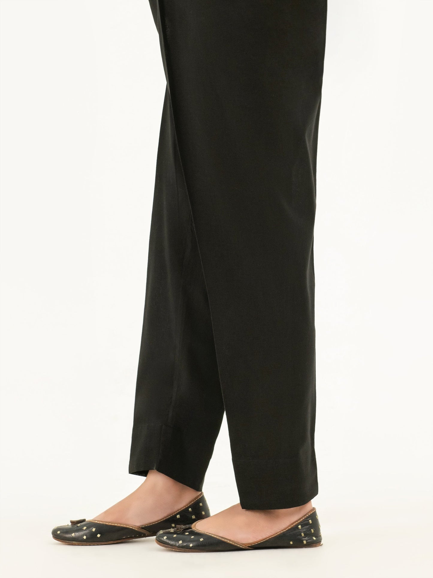 Dyed Khaddar Trousers