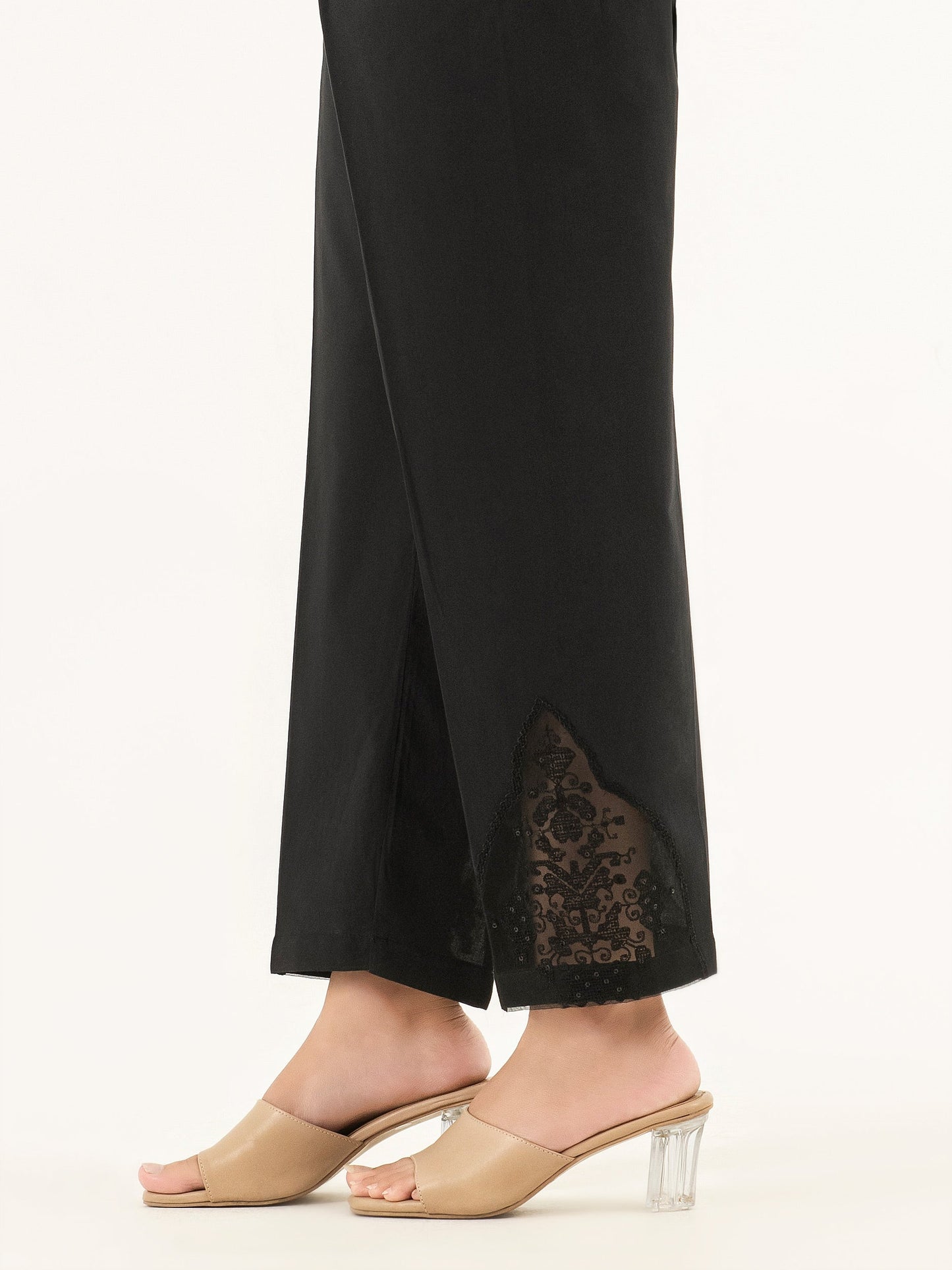 Embroidered Winter Cotton Trousers