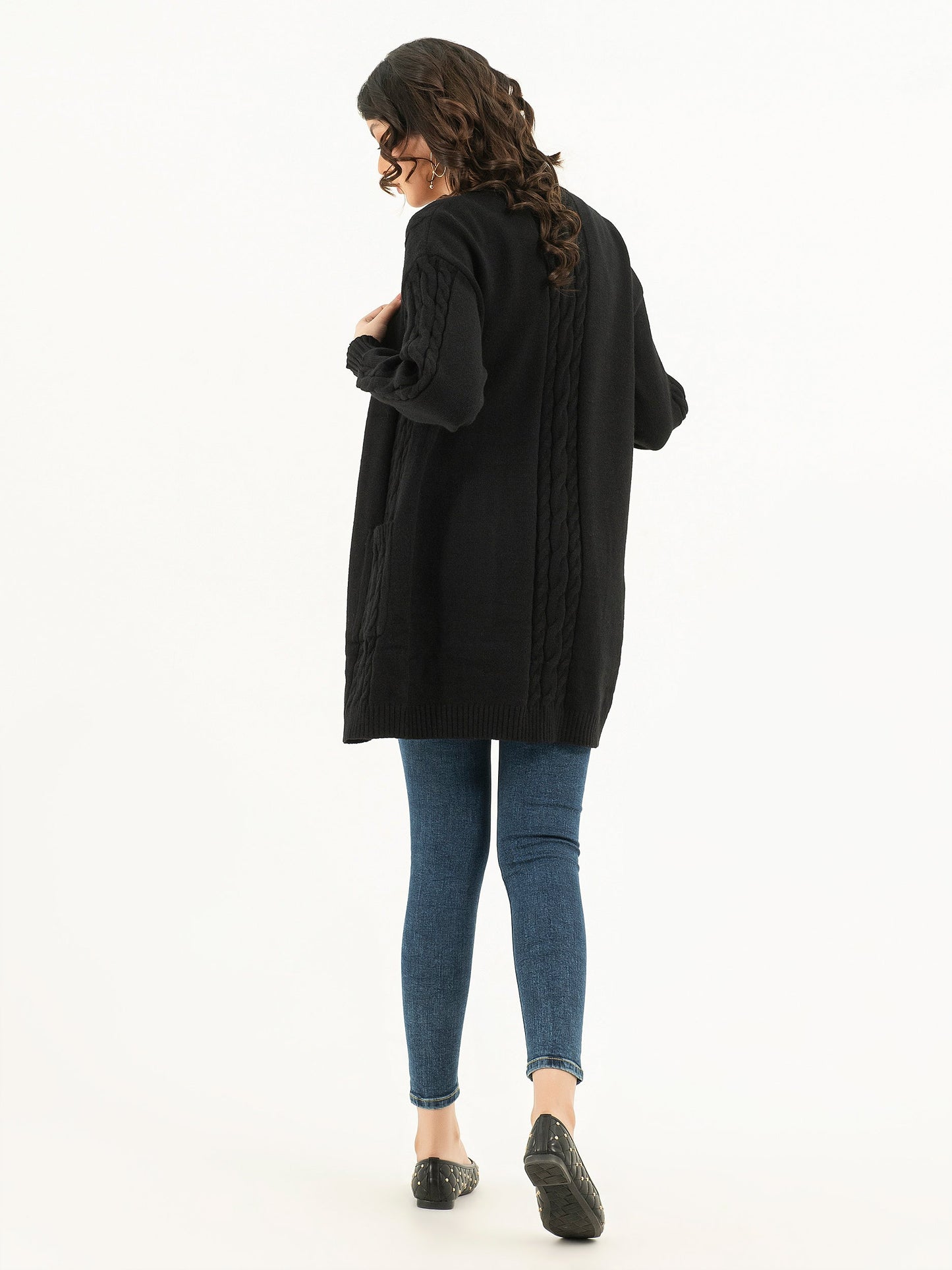 Woolen Long Cardigan