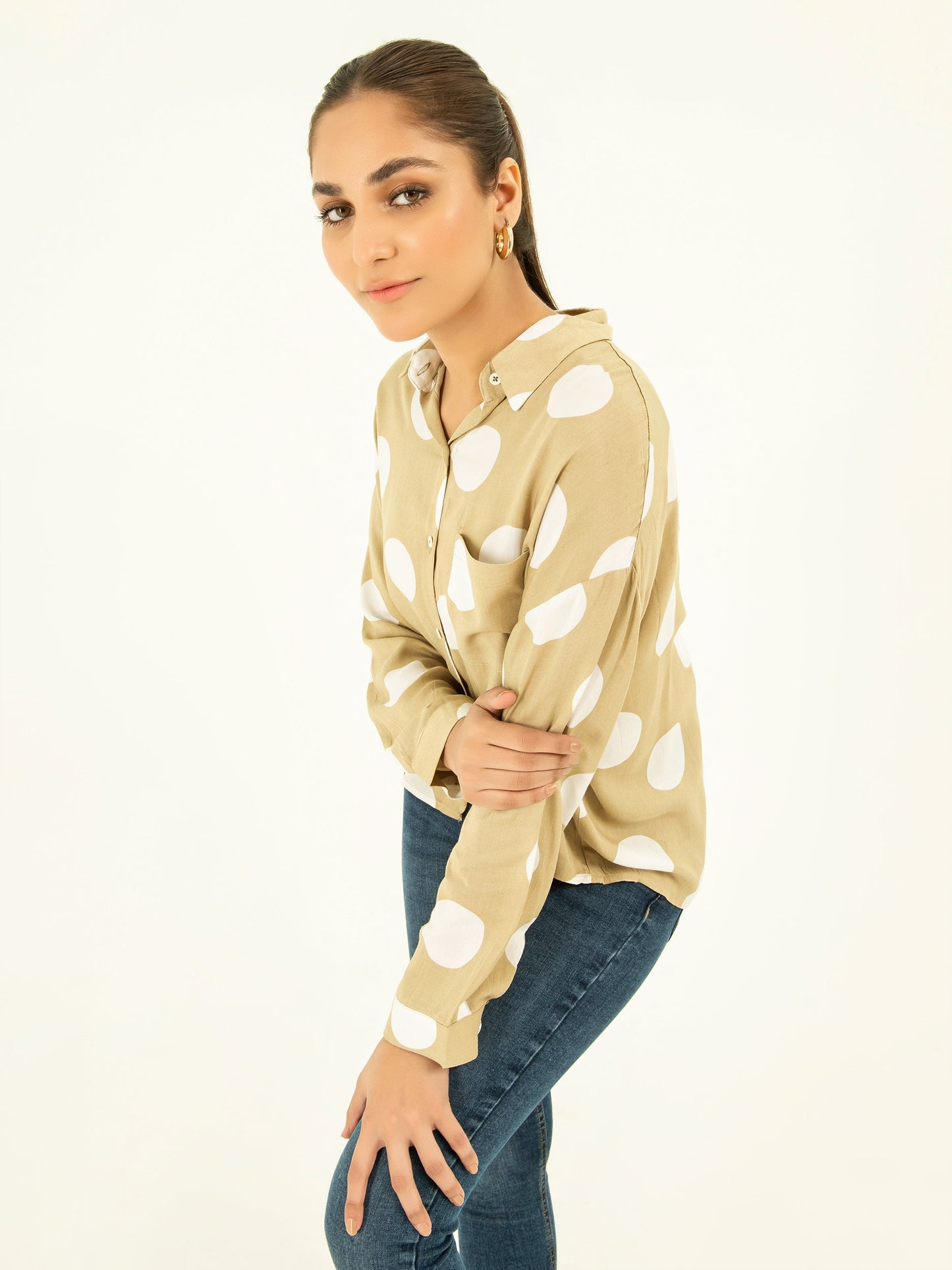 Limelight - Printed Lawn Top