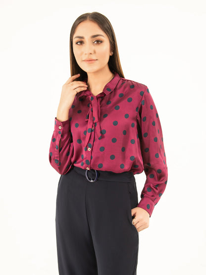 Limelight - Printed Silk Top