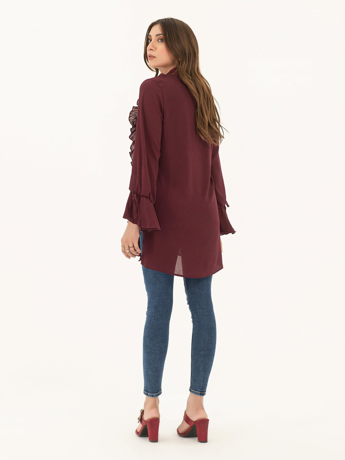 Limelight - Frilled Chiffon Tunic