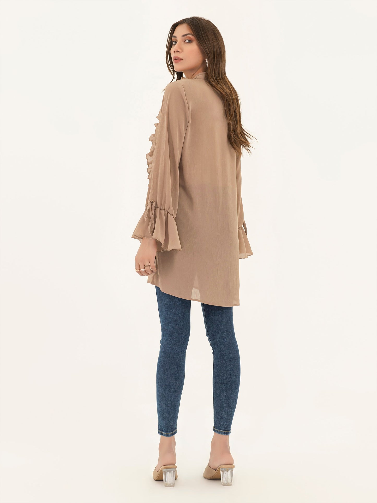 Limelight - Frilled Chiffon Tunic