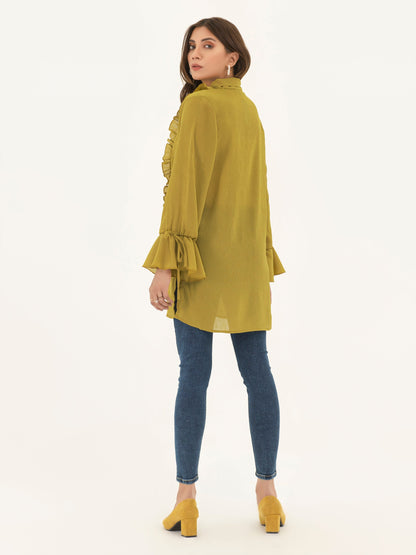 Limelight - Frilled Chiffon Tunic