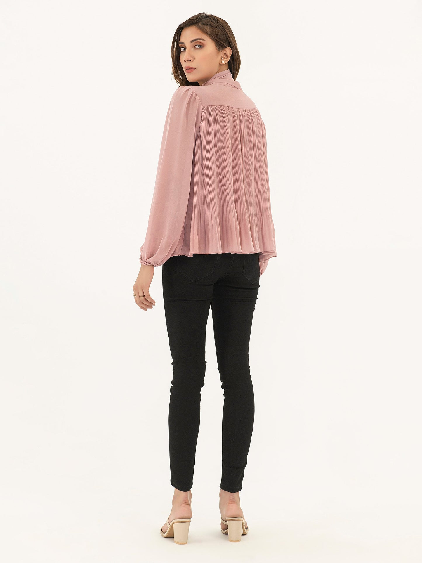 Limelight - Ribbed Chiffon Top