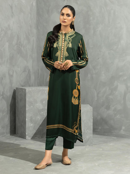 2 Piece Silk Suit-Embroidered (Pret)