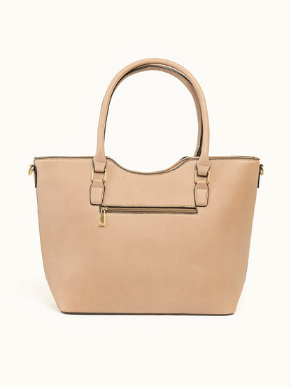 Buckled Strap Tote Bag