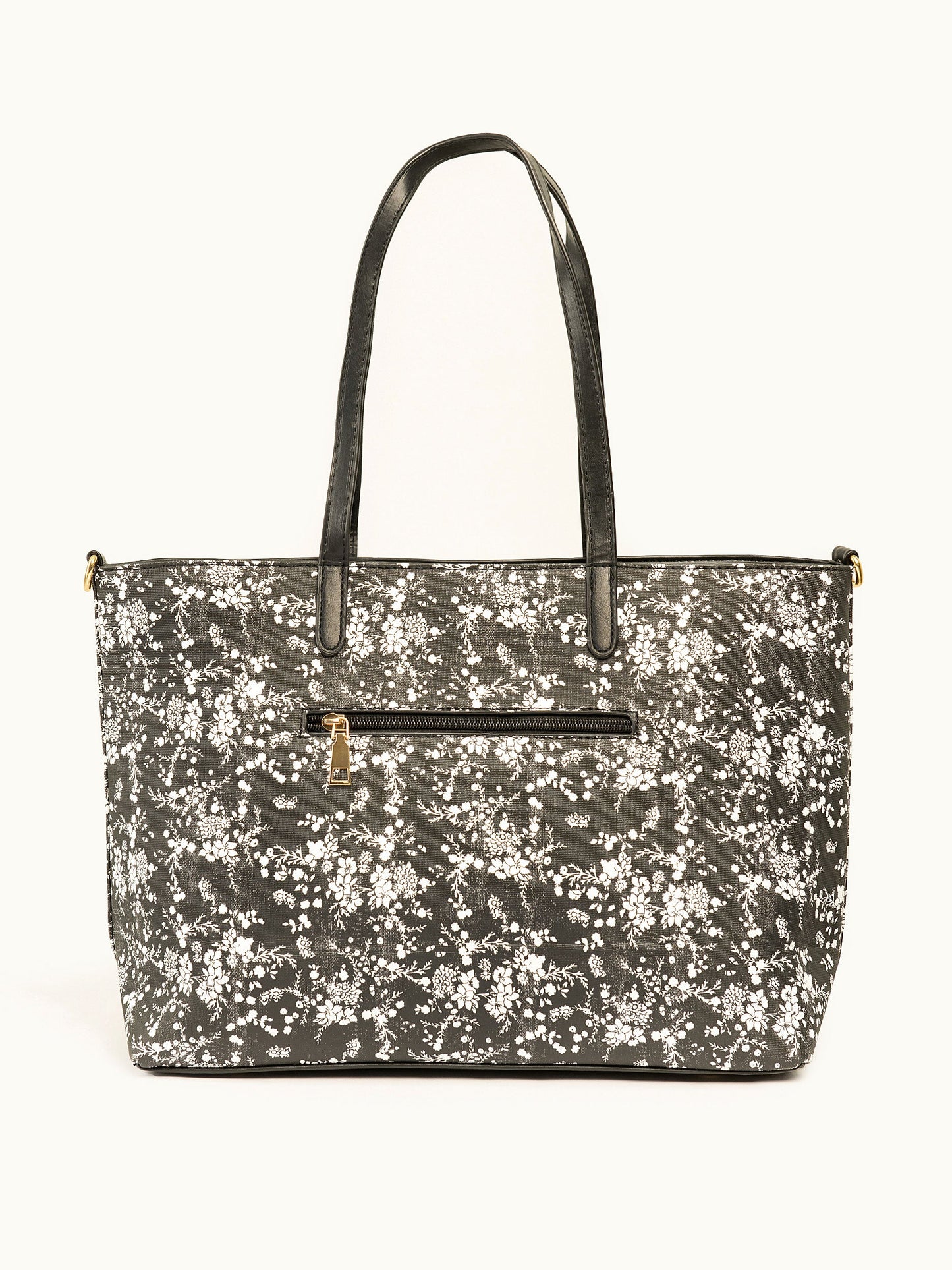 Floral Print Tote Bag