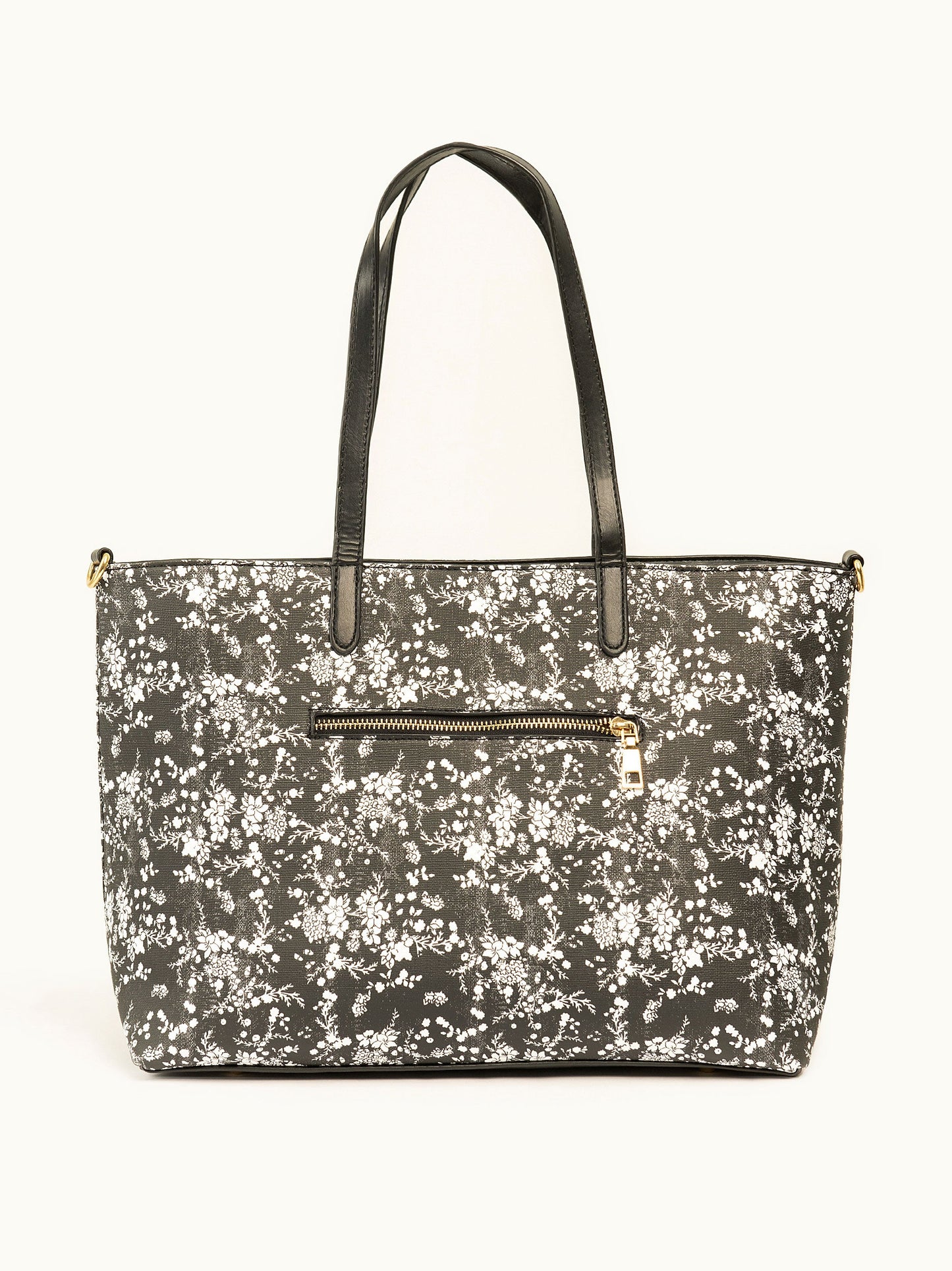 Floral Print Tote Bag
