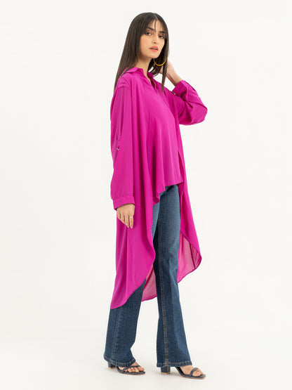 Limelight - High-Low Chiffon Top