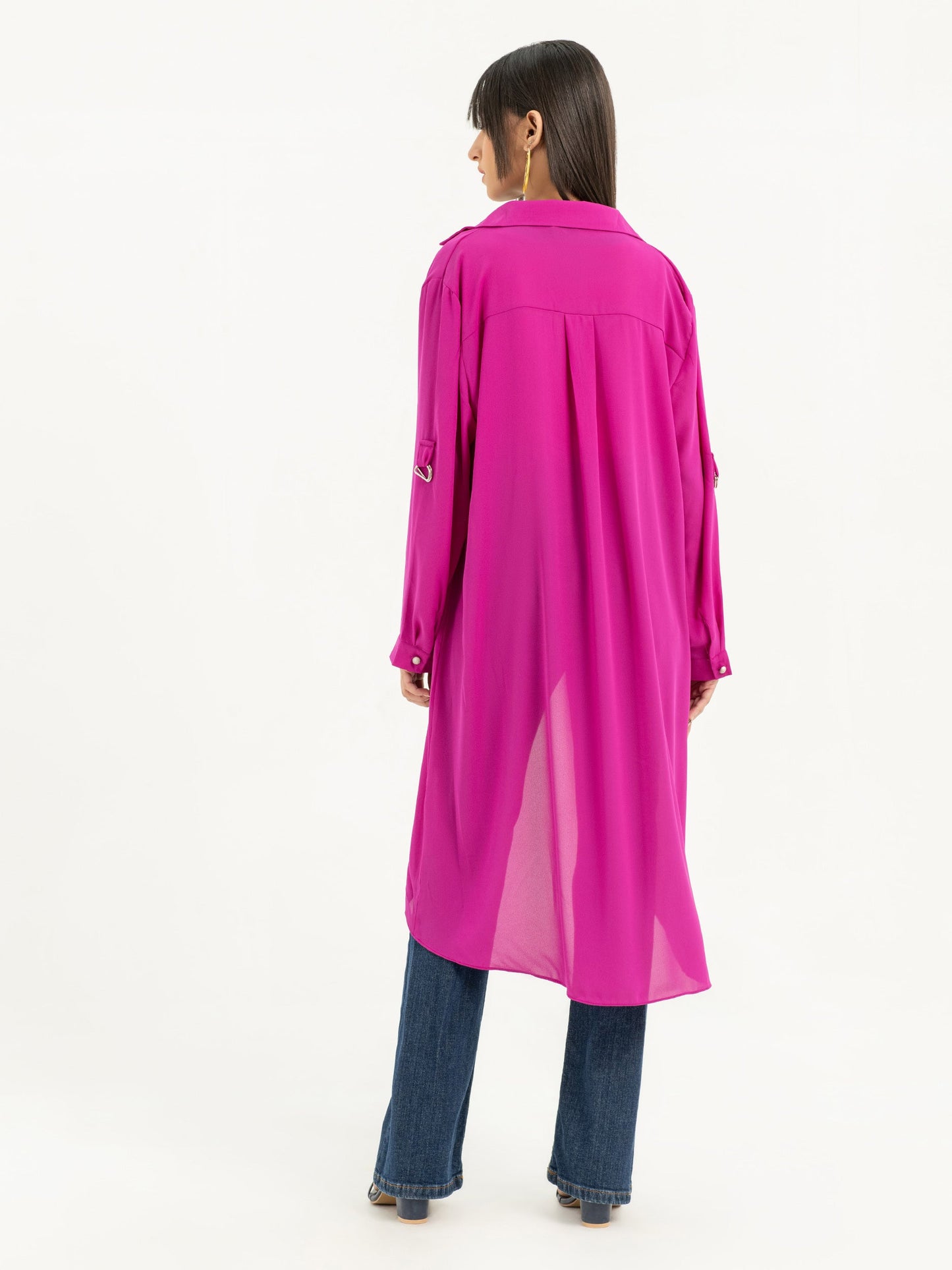 Limelight - High-Low Chiffon Top